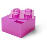 Lego kutija za odlaganje sa poklopcem (4): Svetlucavo roze | ePonuda.com