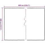 vidaXL Prozorna ponjava z očesci 4x6 m polietilen | Shoptok.si