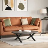  Noge za klub stolić u obliku slova X, 2 kom, crne, 70 x (30-31) cm, čelik | Shoptok.si