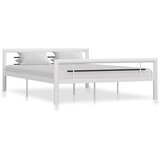 vidaXL Okvir za krevet bijelo-crni metalni 120 x 200 cm Cijene
