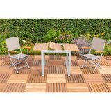 Gardenson Vrtna Miza Naxos, Raztegljiva, 80-120x70 | Shoptok.si
