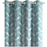 AmeliaHome plava zavjesa Floris, 140 x 250 cm | shoptok.hr