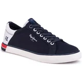 PepeJeans Modne superge MARTON LOW Modra