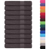 vidaXL Ručnici 25 kom antracit 100 x 200 cm 360 gsm od 100 % pamuka | shoptok.hr