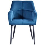 Lesnina-XXXL stol clair, modra, črna | Shoptok.si
