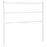 Maison Chic kovinsko posteljno vzglavje - vzglavna omarica - nočna omarica belo 100 cm, (21704564) Cene