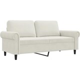  Dvosjed krem 140 cm baršunasti Krema | Shoptok.si