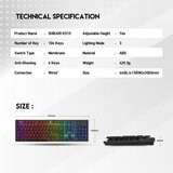 Fantech tastatura membranska Gaming K515 Shikari crna | ePonuda.com