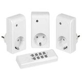 Vivanco set od tri utičnice + wireless remote sa RF kontrolom, 1000W, white 26551 | Eponuda.ba