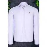 Dewberry G674 MEN'S SHIRT-OPEN LILAC