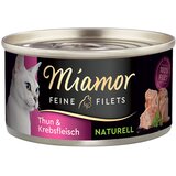 Miamor Feine Filets Naturelle 6 x 80 g - Tuna & meso rakovice | shoptok.hr