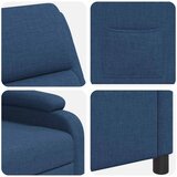  Fotelja s nagibom Plava Tkanina | shoptok.hr
