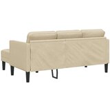  set 2 kosa sofa z blazinami krem tkanina, (22094670) | Shoptok.si