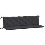  Jastuci za vrtnu klupu 2 kom crno 180x50x7 cm tkanine Oxford | Eponuda.com