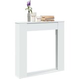 vidaXL Okvir za kamin bijeli 100x20x100 cm od konstruiranog drva | shoptok.hr