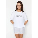 TRENDYOLMILLA Ženski set pidžame Thmss23Pt00228, Beli | Eponuda.com