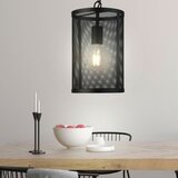 Searchlight Fishnet 1 okrogla viseča svetilka, mrežasta, mat črna, E27, (22100867) | Shoptok.si