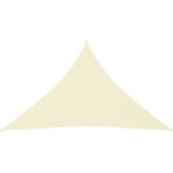 vidaXL Senčno jadro oksford blago trikotno 5x5x6 m krem, (20609568) | Shoptok.si
