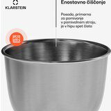 Klarstein bella evo/bella pico zdjela za miješanje | nehrđajući čelik | 5 litara | 0,6 kg tijesta | pogodna za perilicu posuđa | shoptok.hr