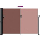 vidaXL Bočna tenda na uvlačenje smeđa 140 x 500 cm | shoptok.hr