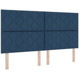  LED Box Spring Krevet s uzglavljem Plava 180 x 200 cm tkanina | shoptok.hr