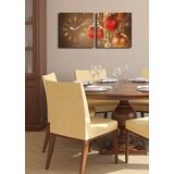 Wallity zidni sat 2P2828CS-13, 60x28 cm, 2 dela | ePonuda.com