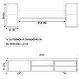Hanah home TV stalak, bijeli | Eponuda.ba