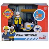 Simba Gasilski Sam: Policijski motocikel s figurico Malcolm | Shoptok.si