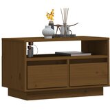 Ormarić za knjige boja meda 60 x 35 x 37 cm od masivne borovine | Eponuda.com
