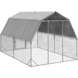  Kavez za kokoši s krovom 2,5x4x2,25 m pocinčani čelik | Eponuda.com