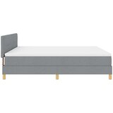 Krevet s opruga kutije Svijetlo siva 180 x 200 cm tkanina | Eponuda.com