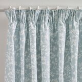Catherine Lansfield Plave zavjese u setu 2 kom 168x183 cm Brooke Floral – Cijene