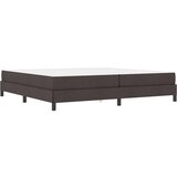 Box spring krevet Tamno smeđa 200 x 200 cm tkanina | shoptok.hr