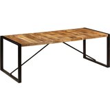 vidaXL blagovaonski stol 220 x 100 x 75 cm masivno drvo manga | shoptok.hr