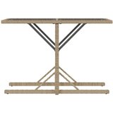  3-dijelni bistro set s jastucima bež od poliratana | shoptok.hr
