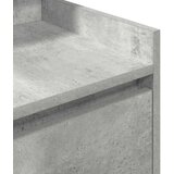 vidaXL Noćni ormarić s 2 ladice beton siva 38x34x80 cm | shoptok.hr