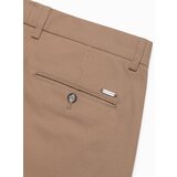 Ombre Men's SLIM FIT chino pants - light brown | Shoptok.si