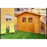 Male kuće Drvena vrtna kućica CAROL 260 × 200 cm sa šindrom | shoptok.hr