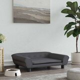  Krevet za pse tamnosivi 70 x 48 x 22 cm baršunasti | shoptok.hr