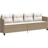  5-dijelni vrtni set sofa s jastucima bež od poliratana | shoptok.hr