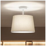 Brilagi LED plafonski luster CERIA 1xE27/60W/230V prečnik 30 cm bela/siva u