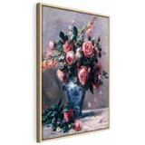  Slika - Pierre-Auguste Renoir – Vase of Roses 60x90 U prirodnom drvenom okviru | shoptok.hr