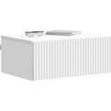  Noćni ormarić za montažu na zid 2 pcs Bijela 49 x 34,5 x 20 cm | Eponuda.com