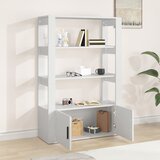  Komoda bijela 80 x 30 x 119,5 od konstruiranog drva | shoptok.hr