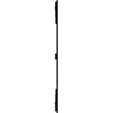  Zidno uzglavlje crni 146,5x3x110 cm od masivne borovine | shoptok.hr