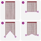  Končane Zavjese 2 kom 100x250 cm Bordo | shoptok.hr