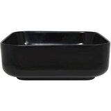 vidaXL Pravokutni keramički umivaonik crni 38 x 38 x 13,5 cm | shoptok.hr