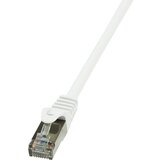 Logilink CP2031S RJ45 omrežni kabel\, Patch kabel CAT 6 F/UTP 1.00 m bela z zaščitnim zapornim zatičem 1 kos, (20418753) | Shoptok.si