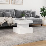  Stolić za kavu s LED svjetlima bijeli 50 x 50 x 40 cm | Eponuda.com