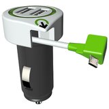 q2power Auto punjač, Dual USB, 3.1A, microUSB, Triple USB Car Charger M | Eponuda.ba